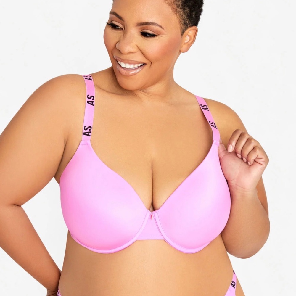 Brand New Ashley Stewart Logo T Shirt Underwire Bra 44DD - Picture 6 of 12